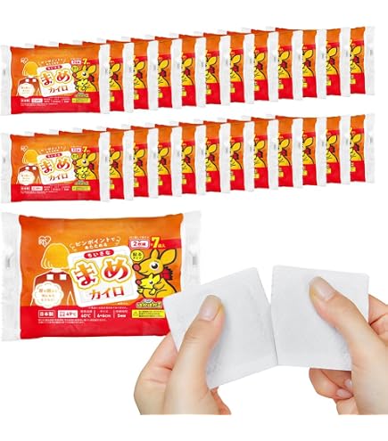 Amazon.co.jp: アイリスオーヤマ 使い捨てカイロ 貼る 手のひらサイズ